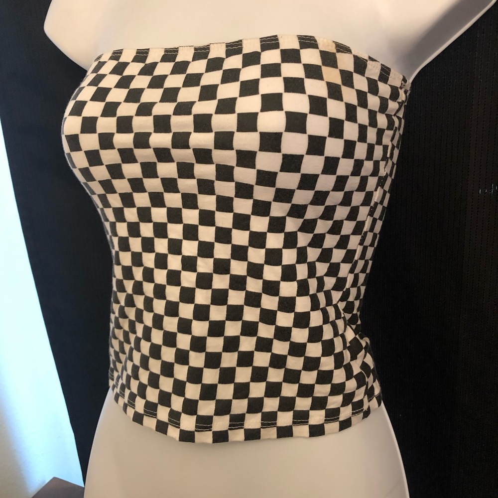 Checkered tube top!